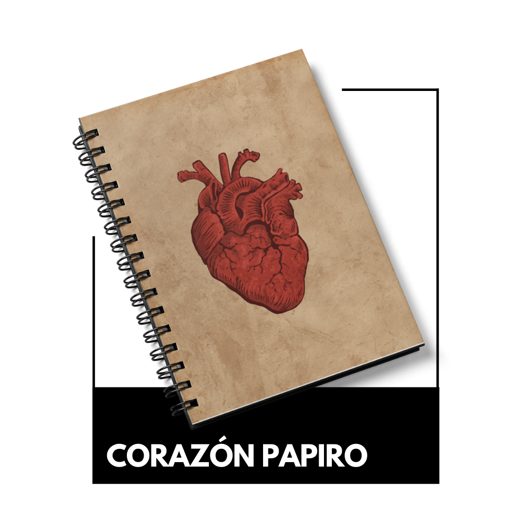 Corazón papiro